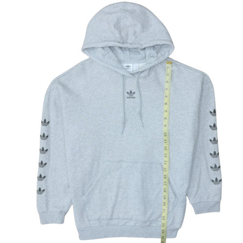 Womens UK Size 10 Adidas Grey Pullover Hoodie