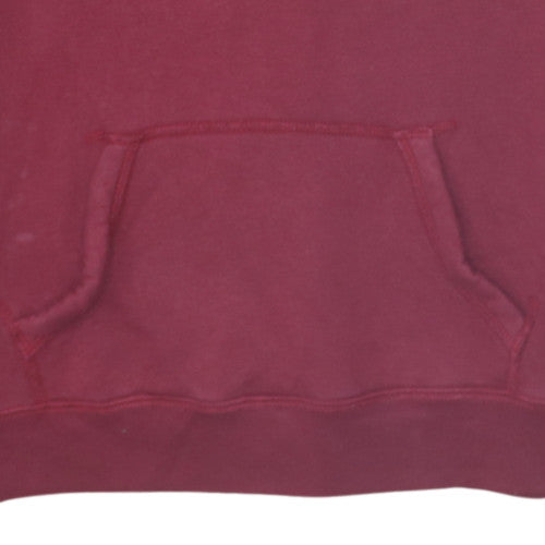 Mens UK Size M Hollister Red Pullover Hoodie