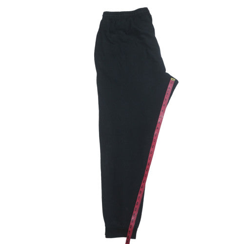 Adidas Mens Black L Jogger Sweatpants Fleece Activewear Trousers