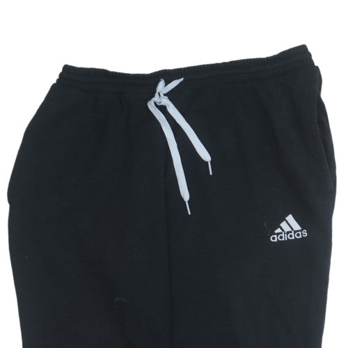 Adidas Mens Black L Jogger Sweatpants Fleece Activewear Trousers