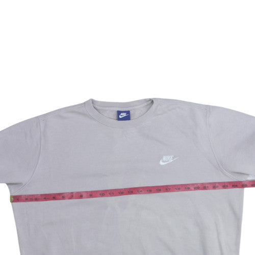 Womens UK Size L Nike Grey Pullover Sweatshirt