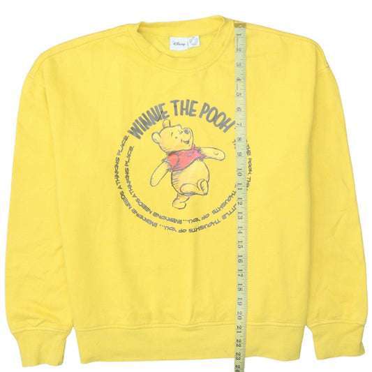 Womens UK Size XS Primark Yellow Pullover Sweatshirt