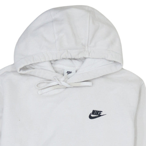 Mens UK Size S Nike White Pullover Hoodie