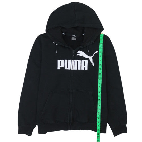 Mens UK Size XL Puma Black Full Zip Hoodie