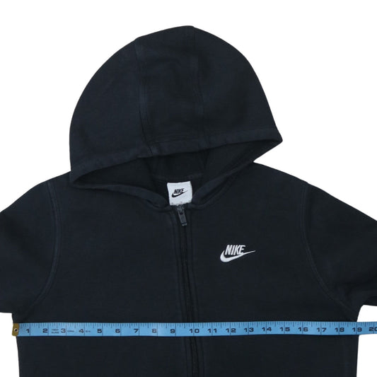 Teens UK Size XL Nike Black Full Zip Hoodie