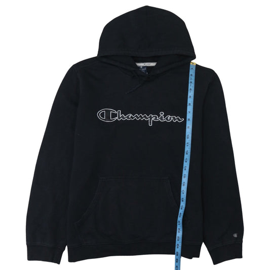 Mens UK Size XL Champion Black Pullover Hoodie