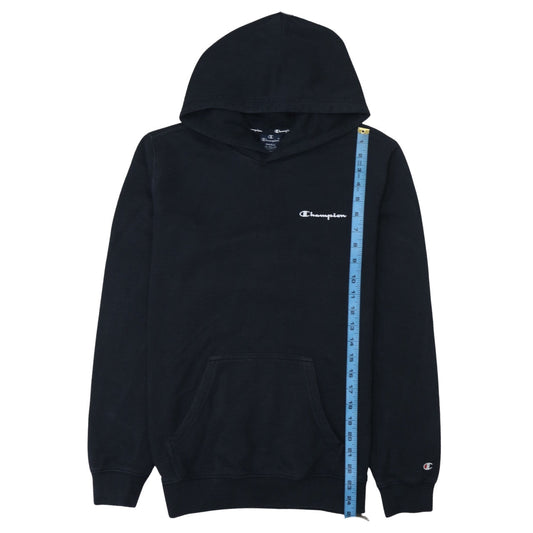 Mens UK Size S Champion Black Pullover Hoodie