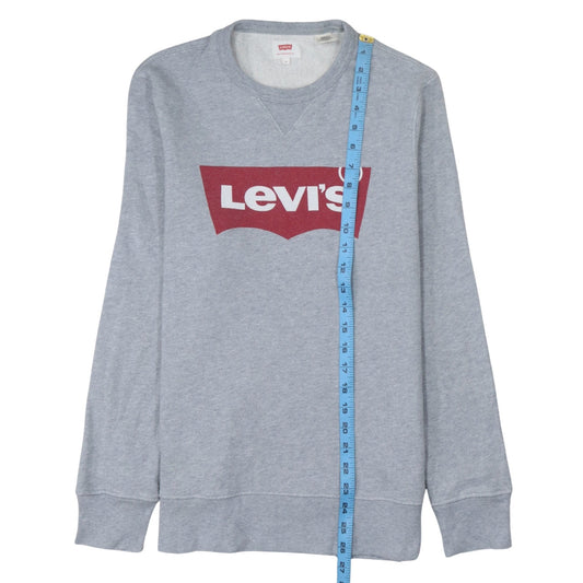 Mens UK Size S Levi's Grey Pullover Sweatshirt