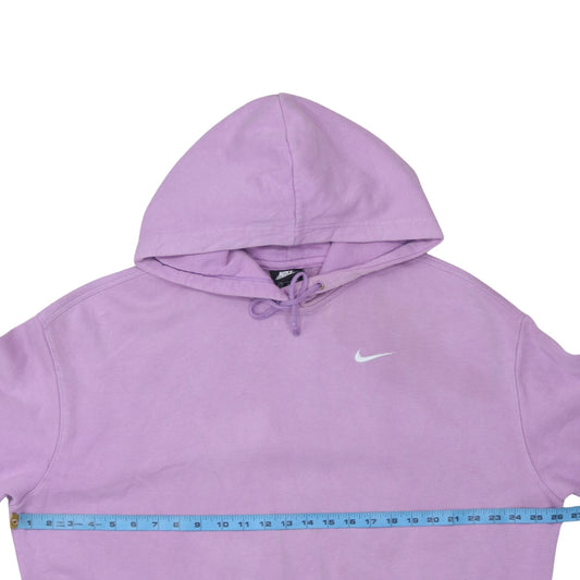 Womens UK Size L Nike Purple Pullover Hoodie