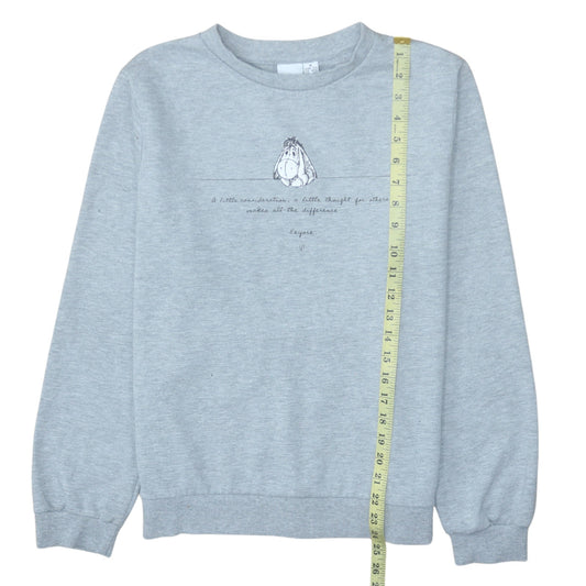 Womens UK Size 12/14 Primark Grey Pullover Sweatshirt