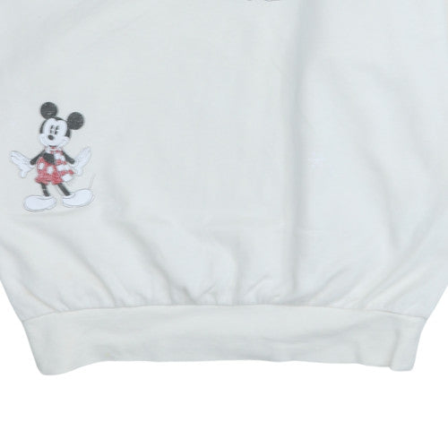 Womens UK Size M H&M White Pullover Sweatshirt