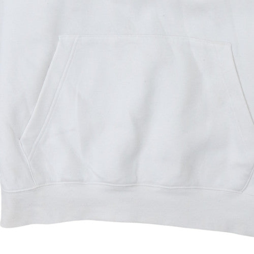 Mens UK Size L Nike White Pullover Hoodie