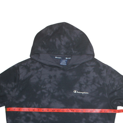 Womens UK Size L Champion Black Pullover Hoodie