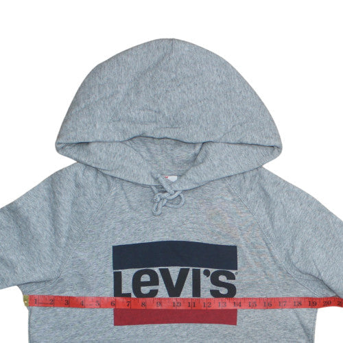 Womens UK Size XS Levi's Grey Pullover Hoodie