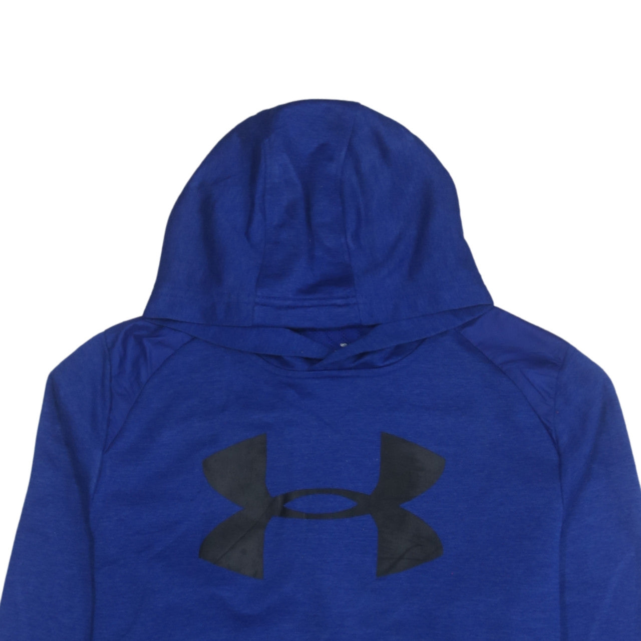 Mens UK Size M Under Armour Blue Pullover Hoodie
