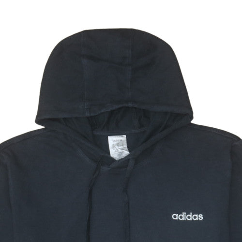 Mens UK Size XL adidas Black Pullover Hoodie