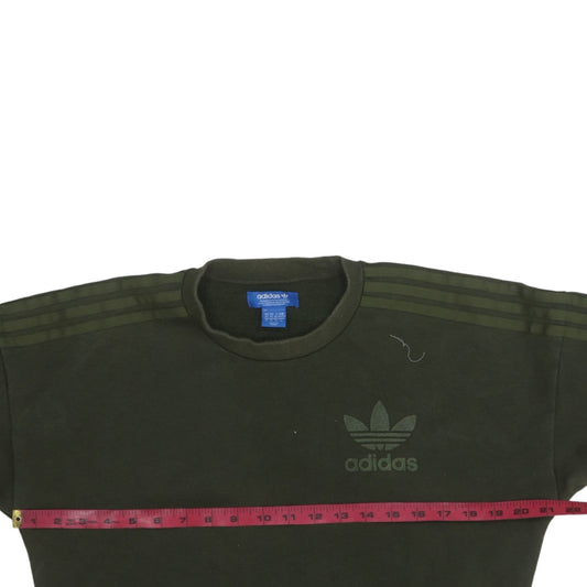 Mens UK Size XS adidas Green Pullover Sweatshirt