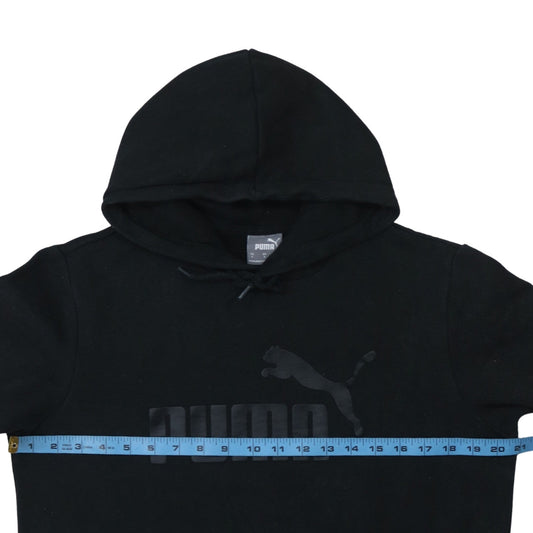 Mens UK Size S Puma Black Pullover Hoodie