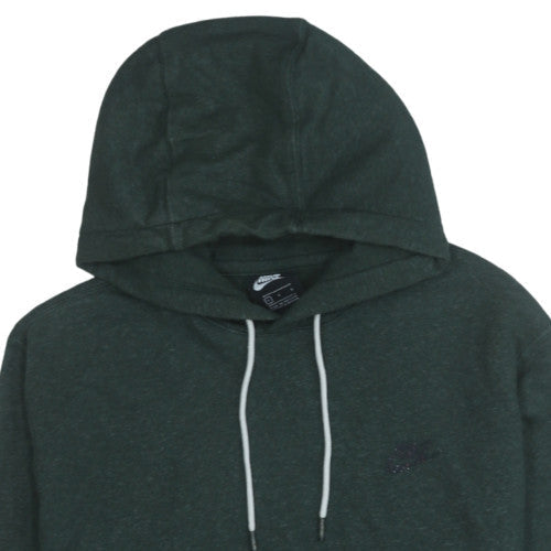 Mens UK Size L Nike Green Pullover Hoodie
