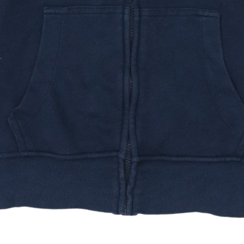 Mens UK Size S Tommy Hilfiger Blue Full Zip Hoodie