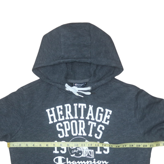 Mens UK Size L Champion Grey Pullover Hoodie