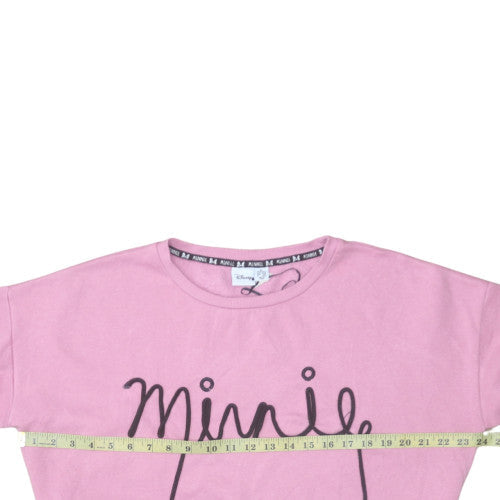 Womens UK Size XL Disney Pink Pullover Sweatshirt