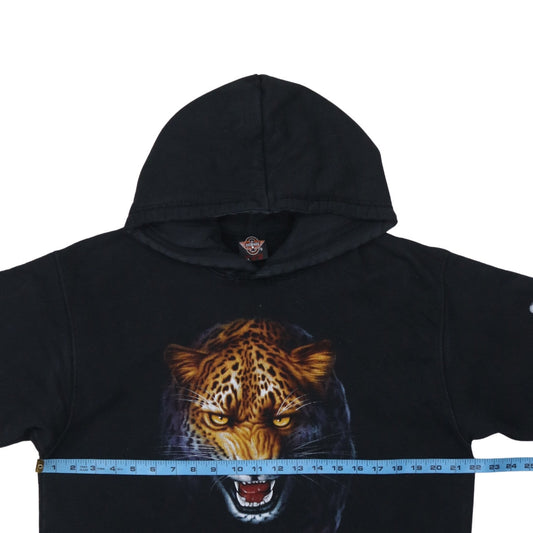 Mens UK Size XL Rock Eagle Black Pullover Hoodie