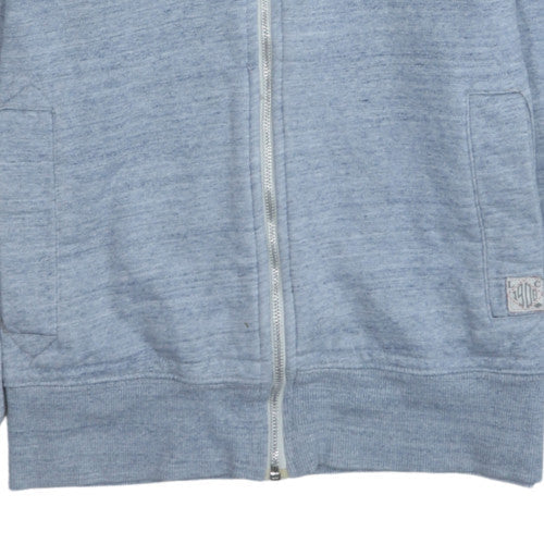 Mens UK Size M Lee Cooper Blue Full Zip Hoodie