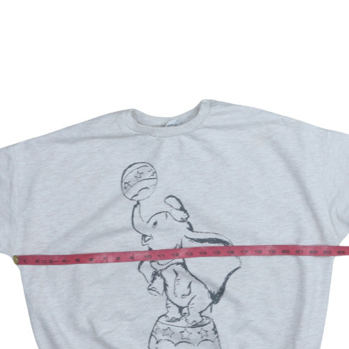 Womens UK Size L Disney Grey Pullover Sweatshirt