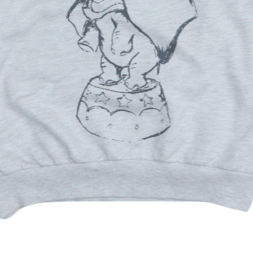 Womens UK Size L Disney Grey Pullover Sweatshirt