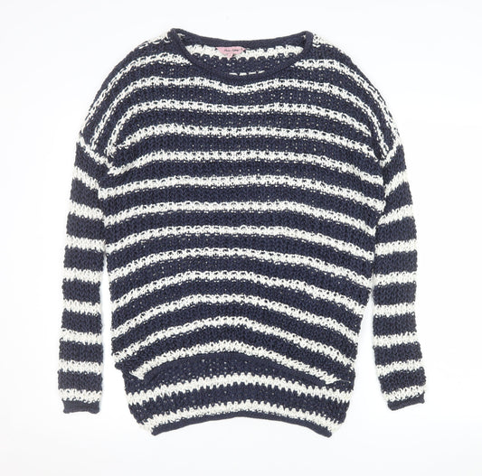 Womens UK Size S Phase Eight Blue Pullover Jumper