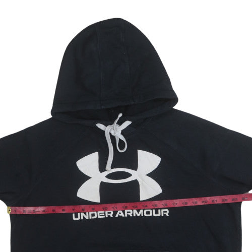 Mens UK Size L Under Armour Black Pullover Hoodie