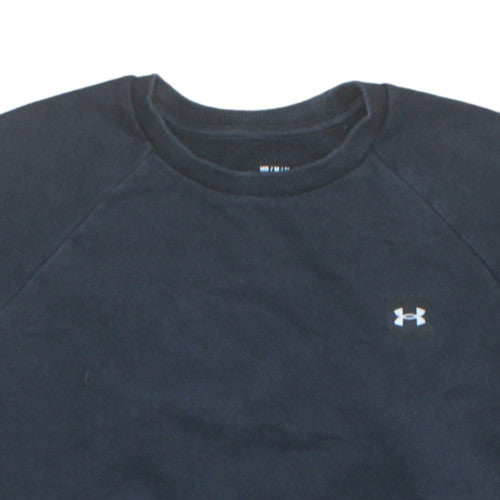 Mens UK Size M Under Armour Black Pullover Sweatshirt