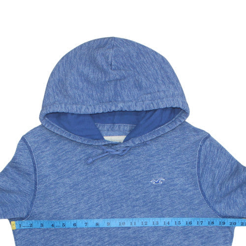 Mens UK Size S Hollister Blue Pullover Hoodie