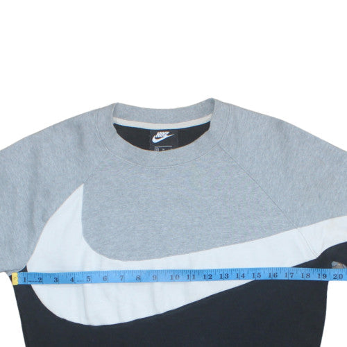 Mens UK Size M Nike Grey Pullover Sweatshirt