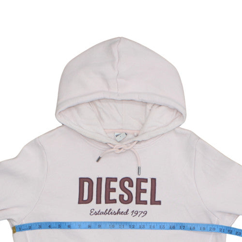Womens UK Size S Diesel Beige Pullover Hoodie