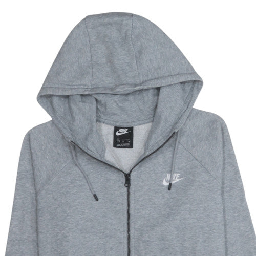Mens UK Size M Nike Grey Full Zip Hoodie