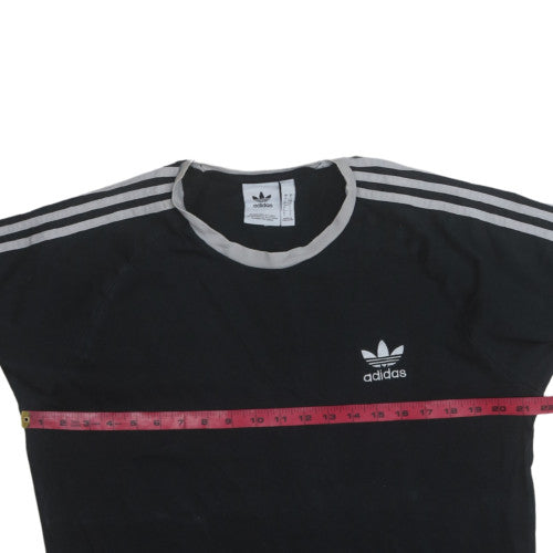Adidas Men's Black Short Sleeve Crew Neck Sports T-Shirt Size L