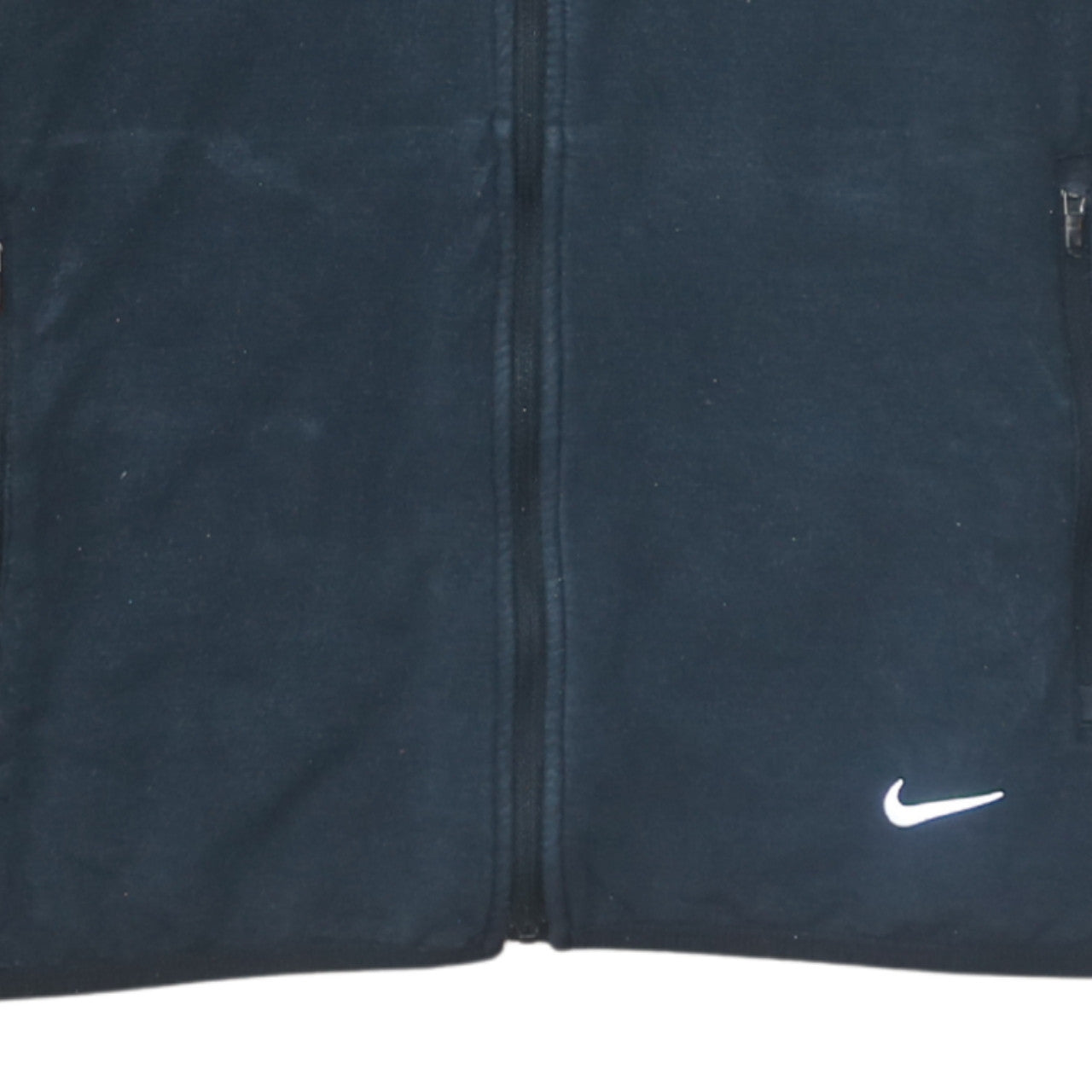 Womens UK Size M Nike Black Full Zip Hoodie