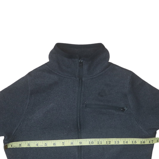 Womens UK Size M Nike Black Full Zip Sweatshirt