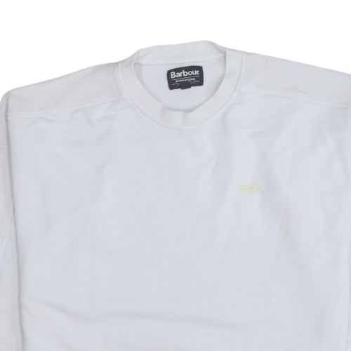 Womens UK Size 10 Barbour White Pullover Sweatshirt