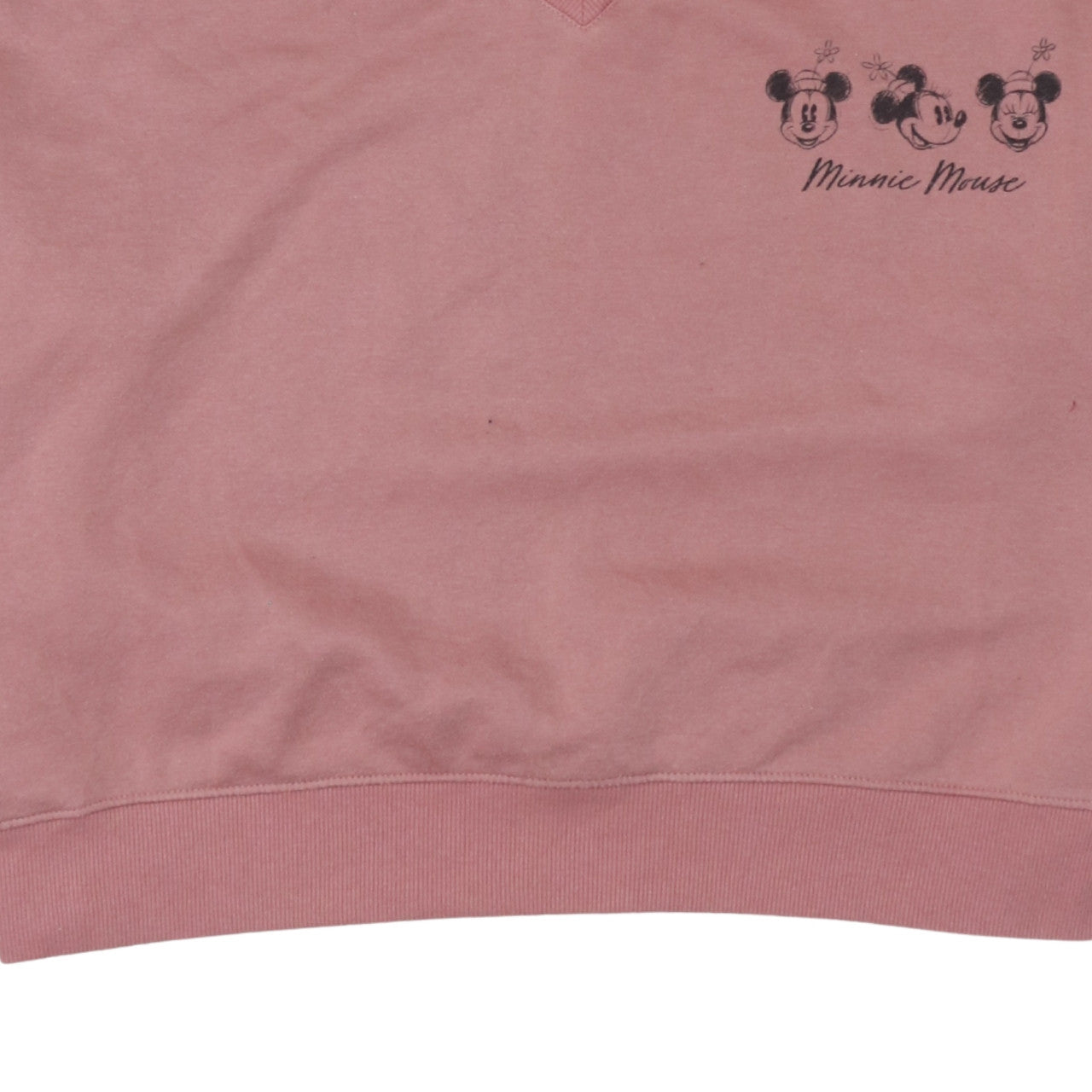 Womens UK Size 2XL Disney Pink Pullover Sweatshirt