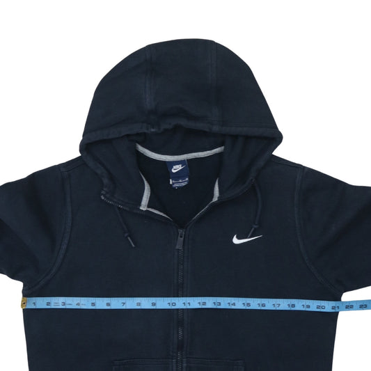 Mens UK Size M Nike Black Full Zip Hoodie