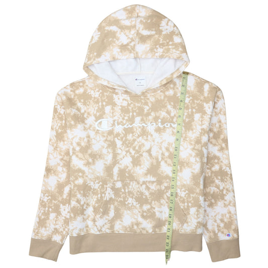 Womens UK Size XL Champion Beige Pullover Hoodie