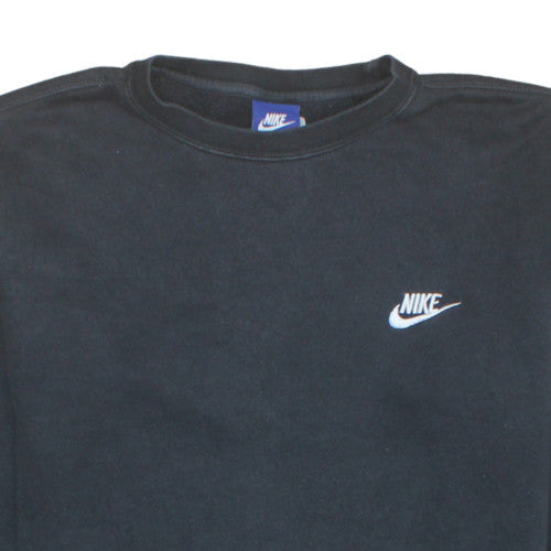 Mens UK Size M Nike Black Pullover Sweatshirt