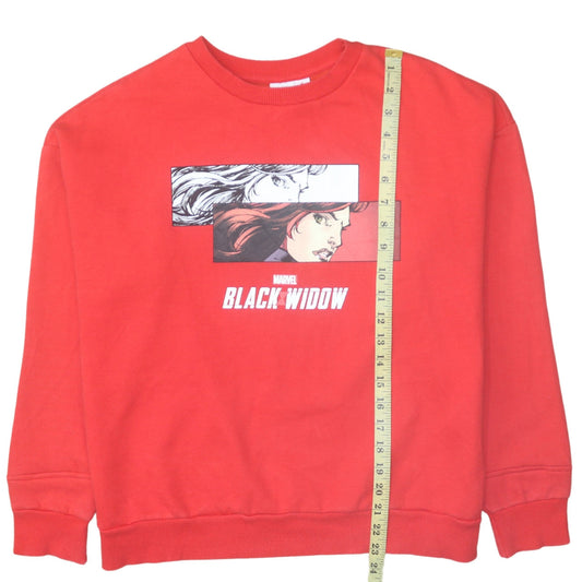 Womens UK Size M Marvel Red Pullover Sweatshirt