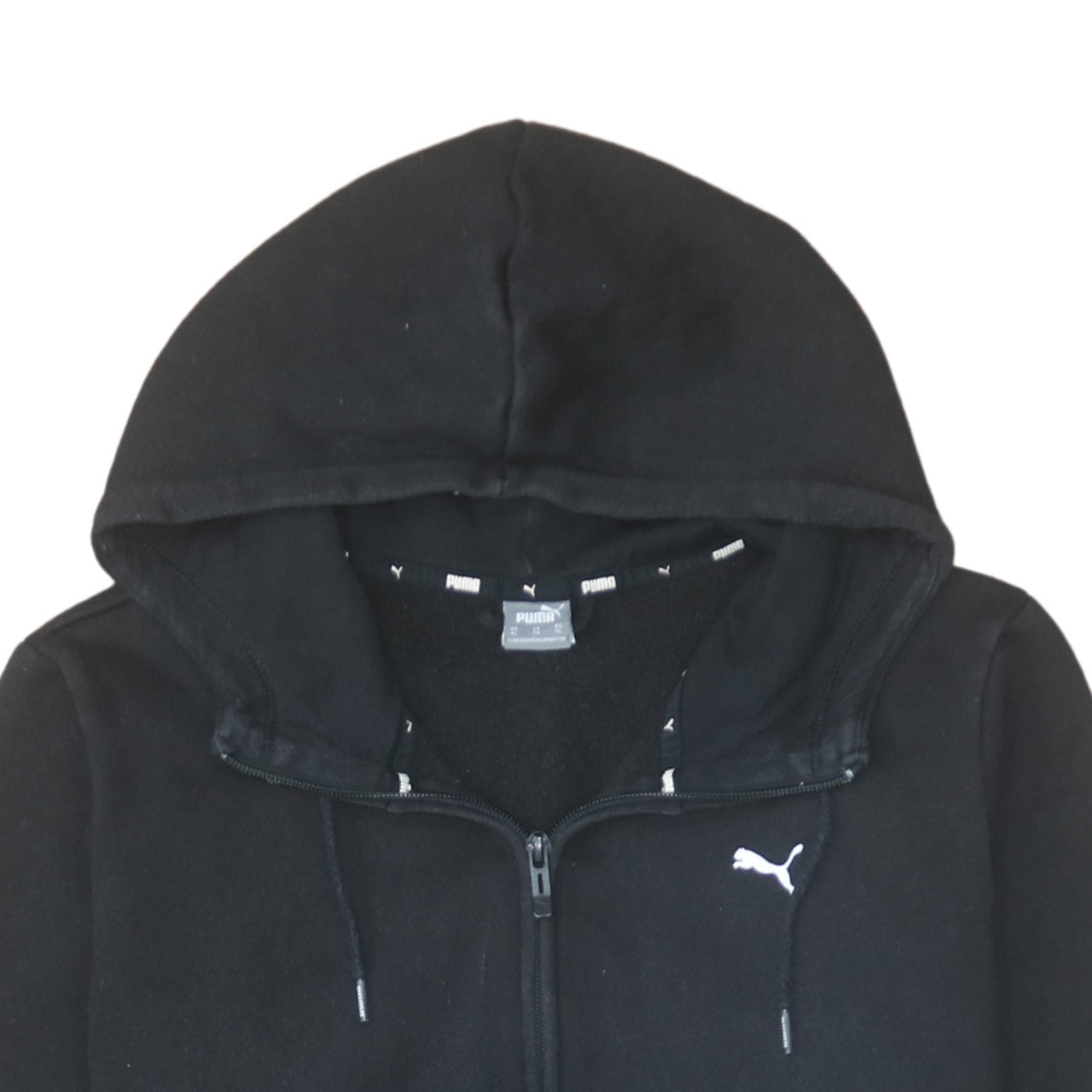 Mens UK Size XL Puma Black Full Zip Hoodie