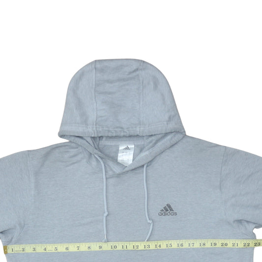 Mens UK Size M Adidas Grey Pullover Hoodie