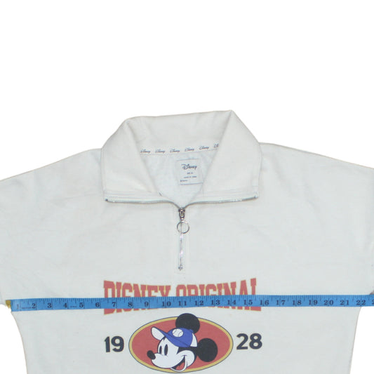 Womens UK Size XS Disney White Pullover Sweatshirt