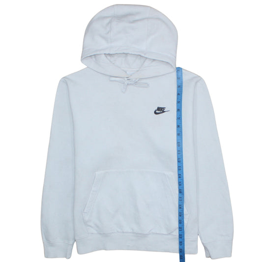 Mens UK Size M Nike White Pullover Hoodie